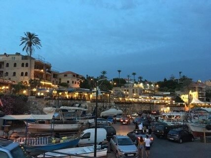 image of the city of Jounieh at night