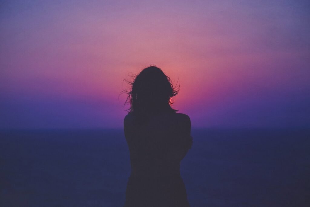 Silhouette of a woman