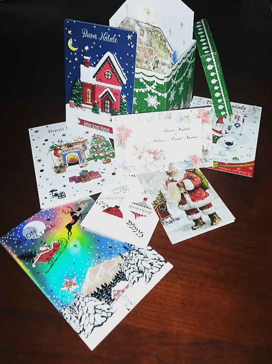 a collection of Christmas cards by Viviana