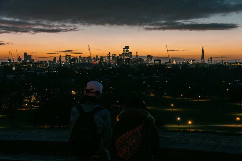 Image of Primrose Hill at night